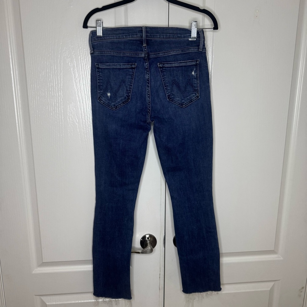 ‼️SALE‼️ Mother The Mid Rise Dazzler Ankle Fray Jeans - Picture 7 of 9
